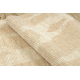 FLUX 461.137.SA110 Wollteppich OSTA - Abstraktion, Strukturell, Loft creme / beige