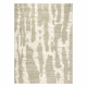 FLUX 461.137.SA400 tappeto in lana OSTA - Astrazione, strutturale, loft beige / verde