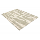 FLUX 461.137.SA400 tappeto in lana OSTA - Astrazione, strutturale, loft beige / verde