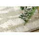FLUX 461.137.SA400 tappeto in lana OSTA - Astrazione, strutturale, loft beige / verde
