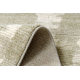 FLUX 461.137.SA400 tappeto in lana OSTA - Astrazione, strutturale, loft beige / verde