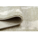 FLUX 461.137.SA400 tappeto in lana OSTA - Astrazione, strutturale, loft beige / verde