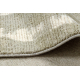 FLUX 461.137.SA400 tappeto in lana OSTA - Astrazione, strutturale, loft beige / verde