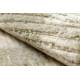 FLUX 461.137.SA400 tappeto in lana OSTA - Astrazione, strutturale, loft beige / verde