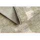FLUX 461.137.SA400 tappeto in lana OSTA - Astrazione, strutturale, loft beige / verde