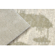 FLUX 461.137.SA400 tappeto in lana OSTA - Astrazione, strutturale, loft beige / verde