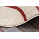 Matto FUSION 0001 beige / klaretti - Geometrinen, moderni, 