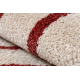 Matto FUSION 0001 beige / klaretti - Geometrinen, moderni, 
