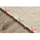 Dywan NEPAL 2100 natural, krem - wełniany, dwustronny, naturalny - 2 GATUNEK