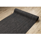 Runner SISAL SION Melange Flat woven black 80cm