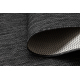 Runner SISAL SION Melange Flat woven black 100cm