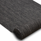 Runner SISAL SION Melange Flat woven black 120cm