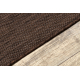 Runner SISAL SION Melange Flat woven brown 100cm