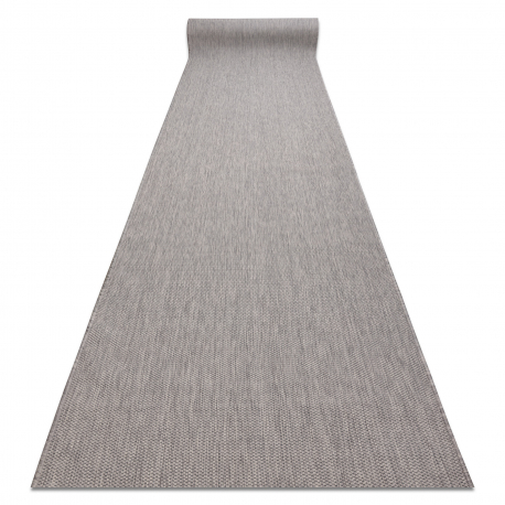Runner SISAL SION Melange Flat woven grey 120cm