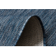 Runner SISAL SION Melange Flat woven navy, dark blue 100cm