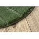 Bathroom rug SUPREME circle LINES, non-slip, soft - green