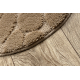 Tapis de salle de bain SUPREME cercle STONES, des pierres, antidérapant, doux - beige