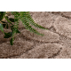 Tapis de salle de bain SUPREME cercle STONES, des pierres, antidérapant, doux - marron