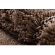 Tapis de salle de bain SUPREME cercle STONES, des pierres, antidérapant, doux - marron