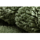 Tapis de salle de bain SUPREME cercle STONES, des pierres, antidérapant, doux - vert