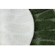 Tapis de salle de bain SUPREME cercle STONES, des pierres, antidérapant, doux - vert