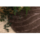 Tapete de banheiro SUPREME círculo WAVES, ondas, antiderrapante, macio - bege