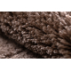 Bathroom rug SUPREME circle WAVES, non-slip, soft - brown