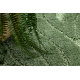 Bathroom rug SUPREME circle WAVES, non-slip, soft - green