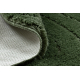 Alfombra de baño SUPREME círculo WAVES, ondas, antideslizante, suave - verde