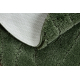 Alfombra de baño SUPREME círculo WAVES, ondas, antideslizante, suave - verde