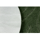 Alfombra de baño SUPREME círculo WAVES, ondas, antideslizante, suave - verde