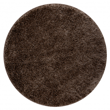 Tapete de banheiro SYNERGY círculo, glamour, antiderrapante, macio - lurex bege