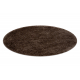 Covor baie SYNERGY cerc, glamour, anti-alunecare, moale - lurex bej