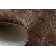 Covor baie SYNERGY cerc, glamour, anti-alunecare, moale - lurex bej