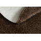 Covor baie SYNERGY cerc, glamour, anti-alunecare, moale - lurex bej