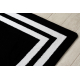 Tapis HAMPTON Cadre noir - PRODUIT DE DEUXIÈME QUALITÉ