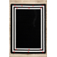 Tapis HAMPTON Cadre noir - PRODUIT DE DEUXIÈME QUALITÉ