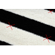 Tapis HAMPTON Cadre noir - PRODUIT DE DEUXIÈME QUALITÉ