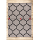 CARPET SIZAL FLOORLUX 20608 Moroccan trellis silver / black - SECOND-RATE PRODUCT