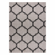 Sisal vaip SISAL FLOORLUX 20608 , Maroko ristikhein, hõbe / must - TEISE KLASSI TOODE