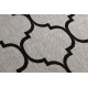 CARPET SIZAL FLOORLUX 20608 Moroccan trellis silver / black - SECOND-RATE PRODUCT