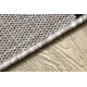 Sisal vaip SISAL FLOORLUX 20608 , Maroko ristikhein, hõbe / must - TEISE KLASSI TOODE