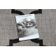 Sisal vaip SISAL FLOORLUX 20608 , Maroko ristikhein, hõbe / must - TEISE KLASSI TOODE