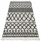 Carpet PROMO BERBER SAFI N9040 white / black Fringe Berber Moroccan shaggy