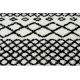 Tapete PROMO BERBER SAFI N9040 branco/preto Franjas berbere marroquino shaggy