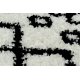 Carpet PROMO BERBER SAFI N9040 white / black Fringe Berber Moroccan shaggy