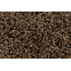 Tapis SOFFI Cercle shaggy 5cm marron - PRODUIT DE DEUXIÈME QUALITÉ