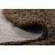 Tapis SOFFI Cercle shaggy 5cm marron - PRODUIT DE DEUXIÈME QUALITÉ