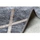 MIRO 51233.809 washing carpet Geometric anti-slip - grey - SECOND-RATE PRODUCT