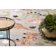 Teppich FUN Dino für Kinder, Dinosaurier beige - ZWEITKLASSIGES PRODUKT